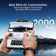 Holy Stone HS360D GPS Drones with Camera for Adults 4K, Under 249g, Upgraded HS360S, Extended Flight with 2 Batteries up to 80Mins , White