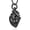 Black, variant on Anatomical Heart Cremation Jewelry Heart Urn Necklace for Ashes Human Pet Funeral Ashes Pendant for Human Pet Memorial Urn Jewellery