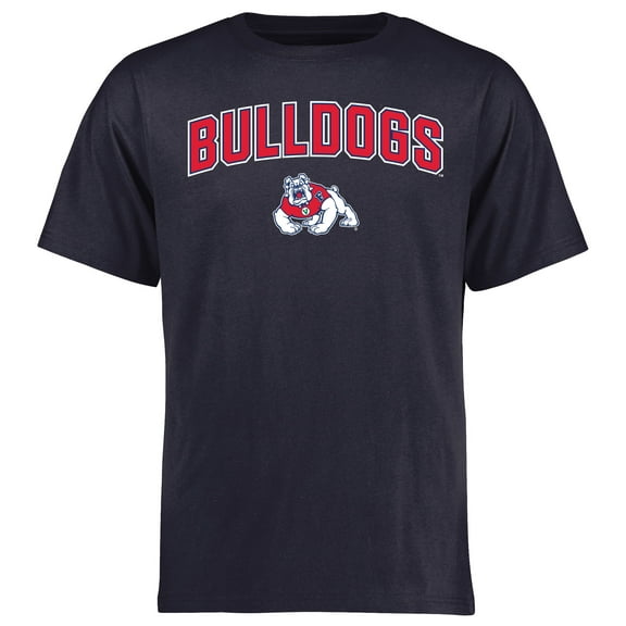 Men's Navy Fresno State Bulldogs Proud Mascot T-Shirt