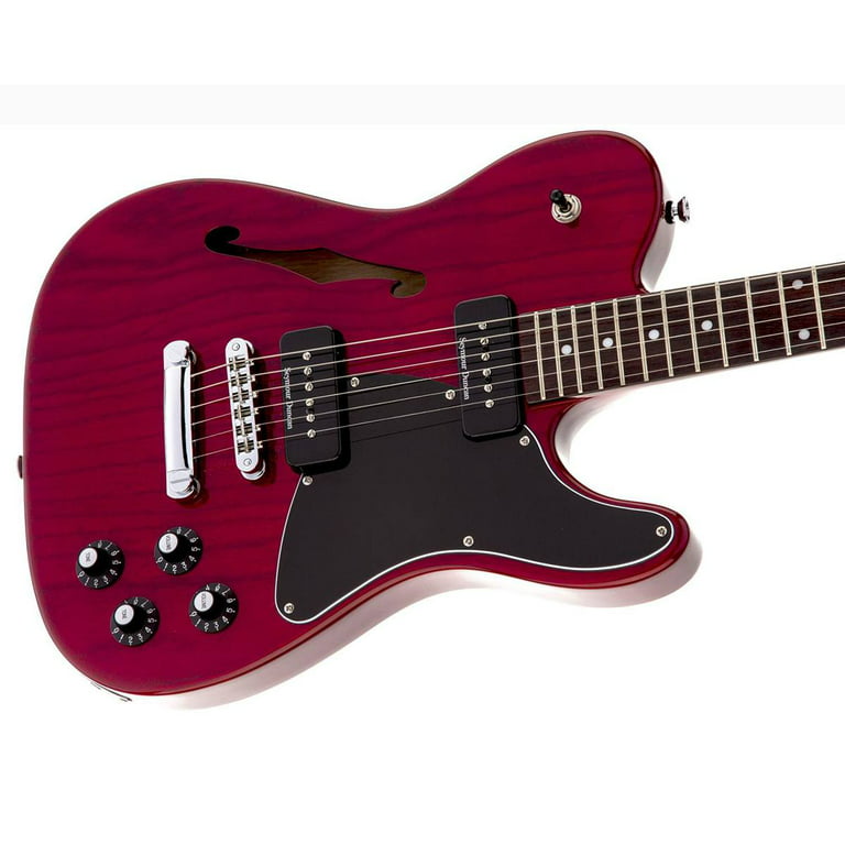 Fender Jim Adkins JA-90 Telecaster Thinline, Crimson Red Electric