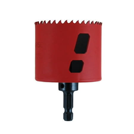 UPC: 0050326116343 | Morse MHSA34C 2-1/8 Bi-Metal Attached Arbor Hole Saw