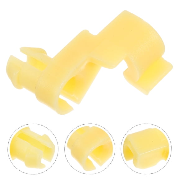 WEAVILUX 200 Pieces Yellow Tailgate Handle Rod Clips for Truck Tailgate Repair and Easy Installation