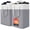 Gray, variant on Lolsea Laundry Basket, 2-Pack 75L Large Collapsible Laundry Hamper, Waterproof Clothes Hamper with Long Handles in Laundry Room, College Dorm, Bathroom, Bedroom, Grey