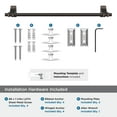 thumbnail image 5 of Amerock Davenport Oil-Rubbed Bronze 18 inch (457mm) Towel Bar, 5 of 8