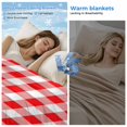 thumbnail image 2 of Red White Plaid Cooling Blanket,Lightweight Breathable Summer Throw Blanket with Double Sided Cold Effect,Modern Farmhouse Buffalo Check Gingham Picnic Blankets Bed Sheet for Hot Sleepers 50"x60", 2 of 8