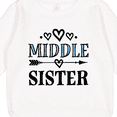 thumbnail image 3 of Inktastic Middle Sister Announcement Toddler Sweatshirt, 3 of 4