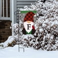 thumbnail image 3 of Briarwood Lane Winter Gnome Burlap Monogram Letter F Garden Flag, 3 of 4