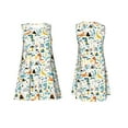thumbnail image 7 of Pofeuu Cartoon Dinosaur Print Women's Sleeveless Dress, Loose Fit Summer Dress, Casual Tank Dress for Women, 7 of 7