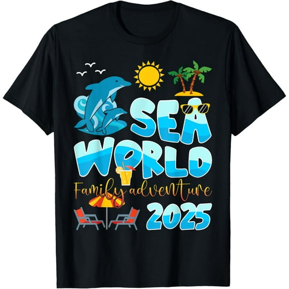 Exquisite and comfortable-Sea World Dolphin Family Adventure Trip 2025 Spring Break T-Shirt