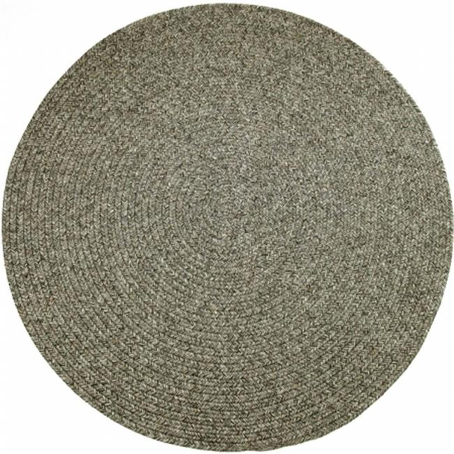 Rhody Rug SA88R096X096 Sandi 8 ft. Tweed IndoorOutdoor Round Braided