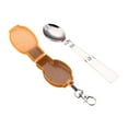 thumbnail image 2 of Utensilio para acampar al aire libre Spork plegable de acero inoxidable con caja (naranja) Ndcxsfigh Nuevos Originales, 2 of 3