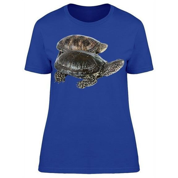 Turtles Walking T-Shirt Women -Image by Shutterstock, Female 3X-Large
