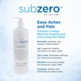 thumbnail image 4 of Sub-Zero Over-the-Counter Cooling Gel for Body Aches and Pain, Muscle Relief, 16 oz Bottle, 4 of 10