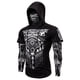 thumbnail image 2 of Playeras Cuello V Para Hombre, Conjunto De Dos Piezas De Camiseta Y Pantalones Cortos De Manga Corta Con Estampado Masculino, Camisa Estampada Y Pantalón Corto., 2 of 4