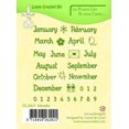 thumbnail image 2 of Leane Creatief Project Life & Cards clear stamp Months, 2 of 2