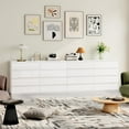 thumbnail image 2 of Selooye 8-Drawer Modern Wood Dresser, Wide Chest Drawers, 2 of 8