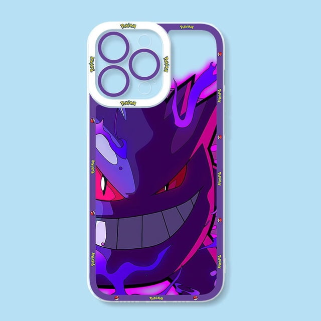 Funda de lujo de Pokémon para iPhone 14 Pro Max 13 12 Mini 11 ProMax XR XS X 8 7 6 6S Plus SE 2020, protector de lente de silicona suave Fivean unisex