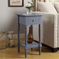 thumbnail image 1 of Pemberly Row Table Carrée en Finition Bois Gris, 1 of 3