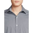 thumbnail image 2 of George Men's Classic Plaid Dress Shirt with Long Sleeves, Sizes S-3XL, 2 of 5