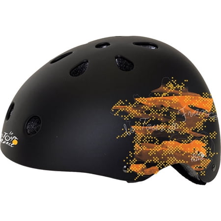 Tour de France Matte Tour Freestyle Bike Helmet, Medium (54-58cm)