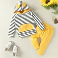 thumbnail image 2 of Toddler Baby Girl Boy Sweatshirt Outfits Winter Long Sleeve Hoodie Top Pants Clothes Set 2pcs for 0-6 Months, 2 of 7