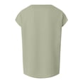 thumbnail image 5 of GEWSEY Women Tops Cap Sleeve Textured Dressy Casual V Neck Shirts 2025 Summer Business Work Blouses Outfits (Light Green, L), 5 of 8