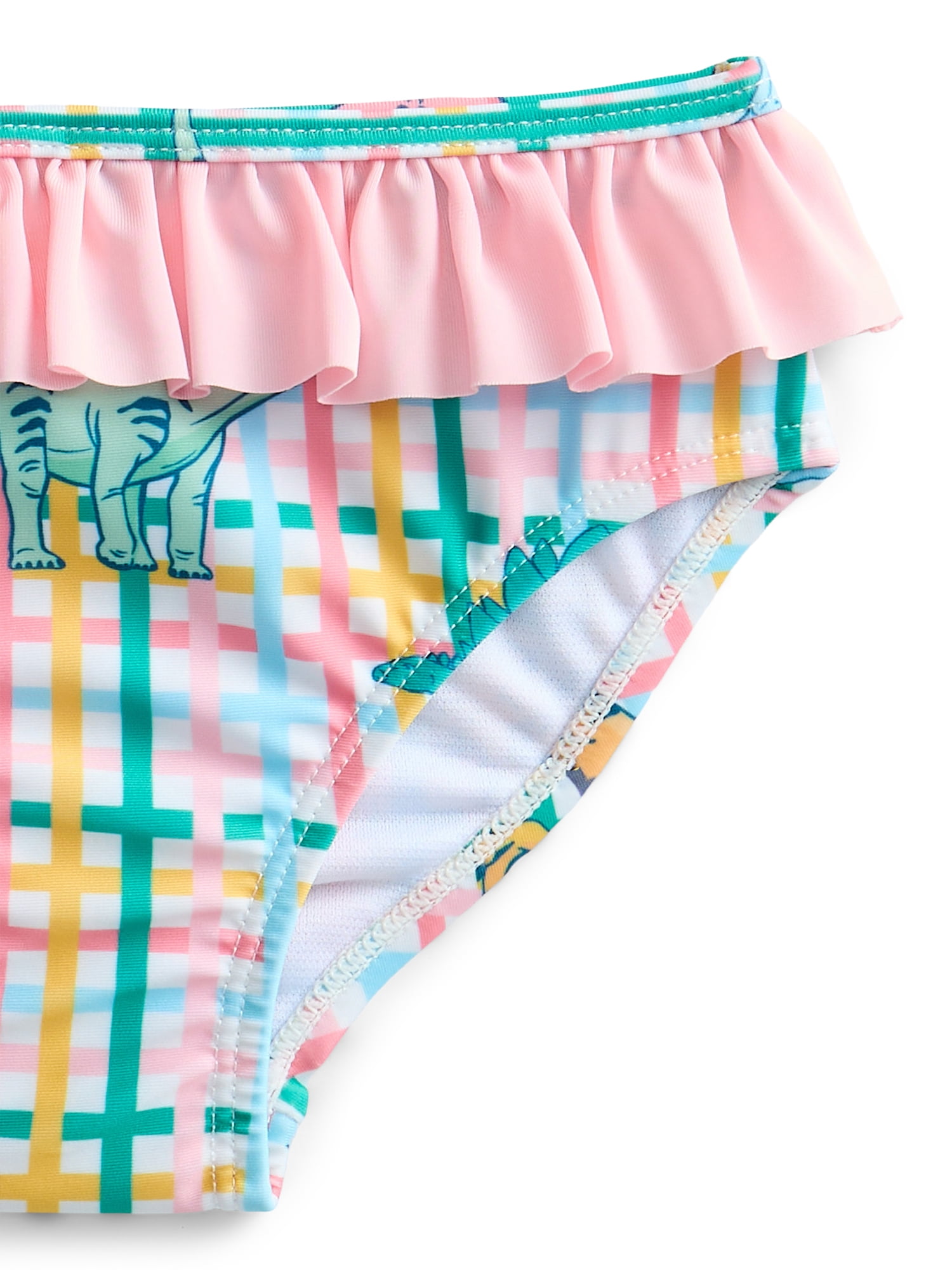 Character Toddler Girl Ruffle Tankini Swimsuit, 2-Piece, Sizes 12M-5T