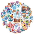 thumbnail image 2 of 35pcs-50pcs Colorful Animal Stickers Marine Life Stickers Cute Sea Creature Stickers for Laptops Phones Suitcases, 2 of 9