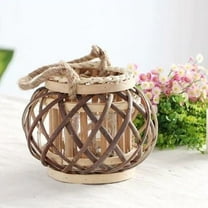 Woven Candle Lantern Woven Tea Light Candle Holder Woven Candle Lantern Desktop Hotel Restaurant Decor