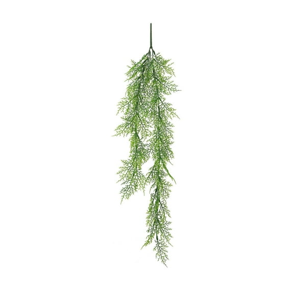 Adpan 2-Branch Artificial Ivy Wall Hanging Faux Mist Grass For Home Decor Kitchen Garden All-Season Hanging Plants Indoor Green, A