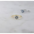 thumbnail image 2 of Vintage Australia Lab Fire Opal - Yellow Gold Solid Opal Moissanite Wedding Ring - Australian Opal Solid Ring, 925 Sterling Silver ,14K Yellow Gold Plated Engagement Rings, 2 of 5