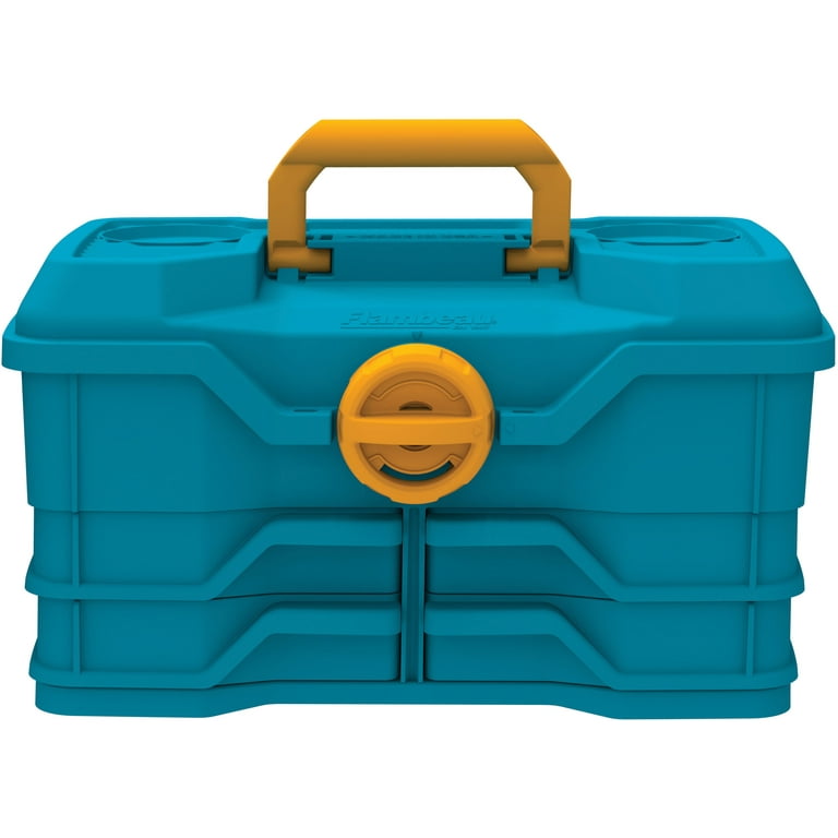 BLÜE Frontier おまけ付き Flambeau Outdoors Fishing Tackle Storage Box 14 inches Blue with 4