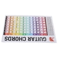 thumbnail image 1 of Tabla De Acordes De Guitarra, Tabla De Escalas De Acordes De Guitarra Resistente Y Duradera, Póster, Papel De Placa De Cobre, Portátil Para Enseñar, 1 of 7