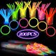 thumbnail image 2 of Amor Presente 200 PCS 8 pulgadas de pulseras Glow Stick Glow in the Dark Sticks con conectores perfectos para fiestas de cumpleaños, favores de fiesta, viajes de campamento, 4 de julio, Navidad AMOR PRESENT Decoración Fiesta, 2 of 2