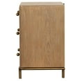 thumbnail image 4 of Maklaine 3-Drawer Contemporary Wood Nightstand in Sand Wash Finish, 4 of 10