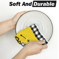 thumbnail image 5 of SM-XLHN Buffalo Plaid Yellow Hello Sunshine Sunflowers Love Summer Kitchen Towels Dish Towels, 18x26 Inch Farmhouse Decoration Hand Towels Set of 4, 5 of 6