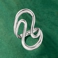 thumbnail image 4 of Ross-Simons Italian Sterling Silver Open-Space Wave Ring, Women's, Adult, 4 of 5