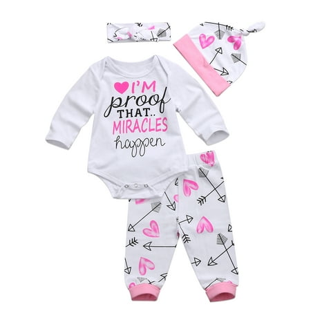 

Huakaishijie Newborn Baby Girls Clothes Long Sleeve Romper Jumpsuit and Floral Pants Leggings Outfit Set