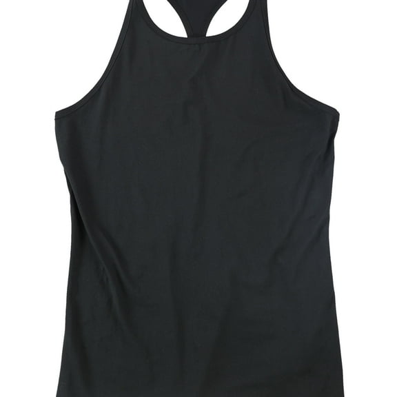Reebok Womens Second-Skin Racerback Tank Top, Black, XX-Small