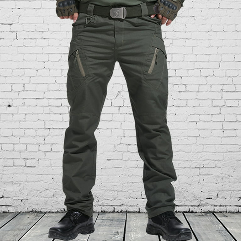 Men's Assault Tactical Pants Lightweight Cotton Outdoor Military