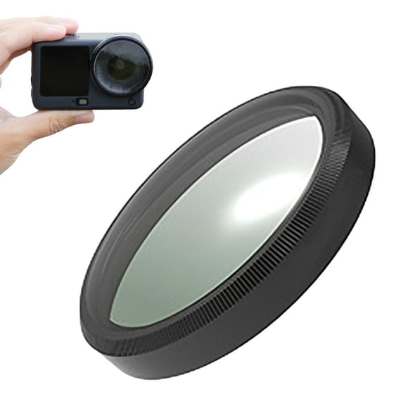 Osmo Action 6 Macro Lens 15X Magnification Quick-Release Camera Attachment for Microscopic Close-Up Photography, Aluminum Frame