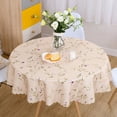 thumbnail image 5 of Round Tablecloth,Printed Tablecloth,Waterproof Oil-proof Polyester Tablecloth For Restaurant Banquet Party Picnic BBQ-C-53inch, 5 of 8