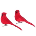 thumbnail image 1 of Foam Bird, Simulated Bird, Artificial Bird Red for Garden Flower Arrangement, 1 of 8