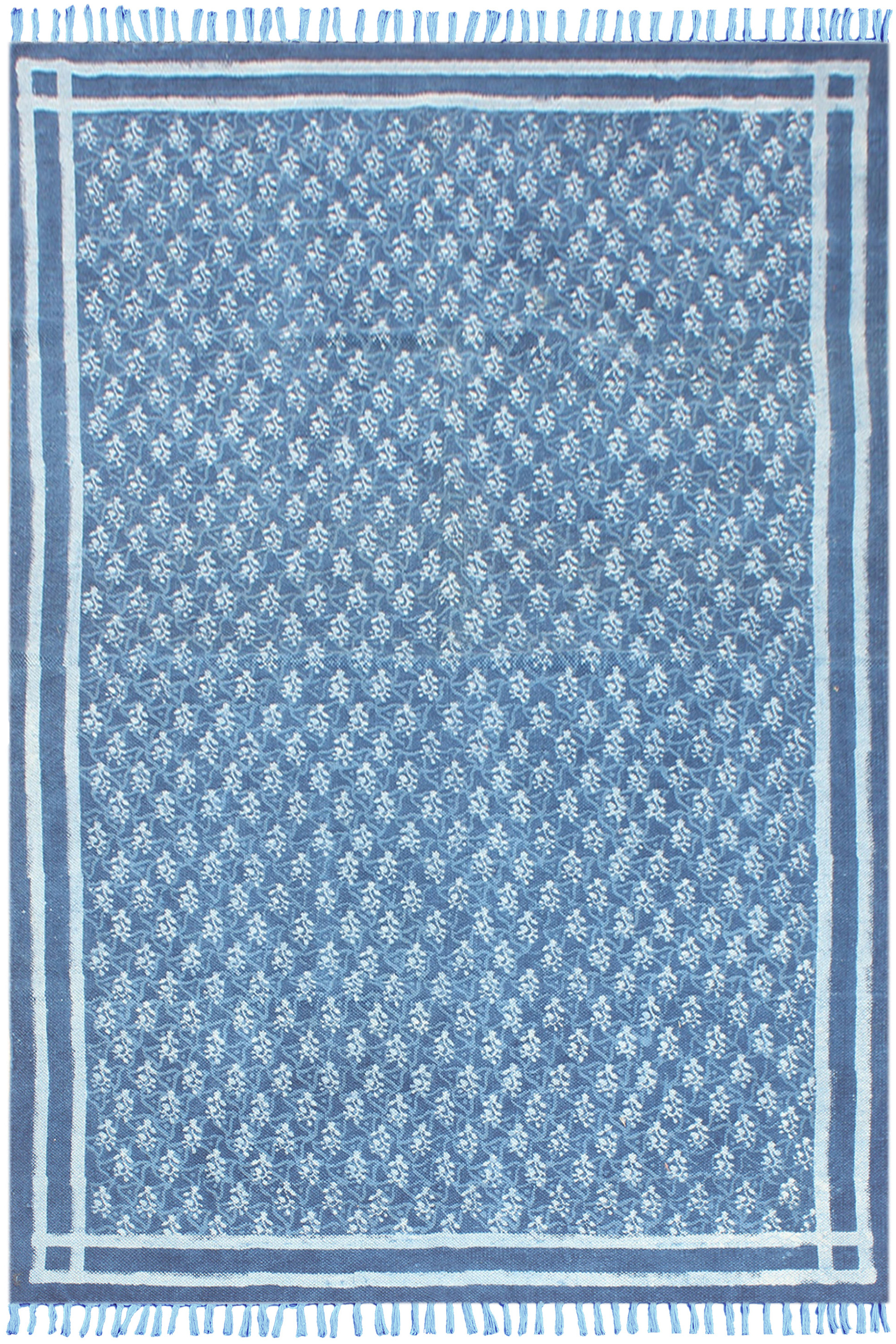 Casavani Home Décor Eco Friendly Kitchen Rug,Blue 6x6 Ft