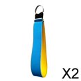 thumbnail image 1 of Paquete de 2-4 llaveros de pulsera de neopreno, correa para la muñeca, llavero, anillo dividido, cielo 2 piezas, 1 of 7