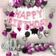 thumbnail image 4 of Globos de cumpleaños TOTAFAM Happy, 40 cm, lámina de aluminio, color rosa, 4 of 7