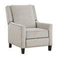 Burch Fabric Upholstered Nailhead Trim Reclining Chair Sand