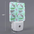 thumbnail image 3 of KLL Hippo With Flamingos And Crocodiles for Night Lights,Auto Sensor Night Lamp Plug in Night Light with Dusk-to-Dawn Light Sensor LED Nightlightfor Adults & Kids Room/Bedroom/Hallway, 3 of 7