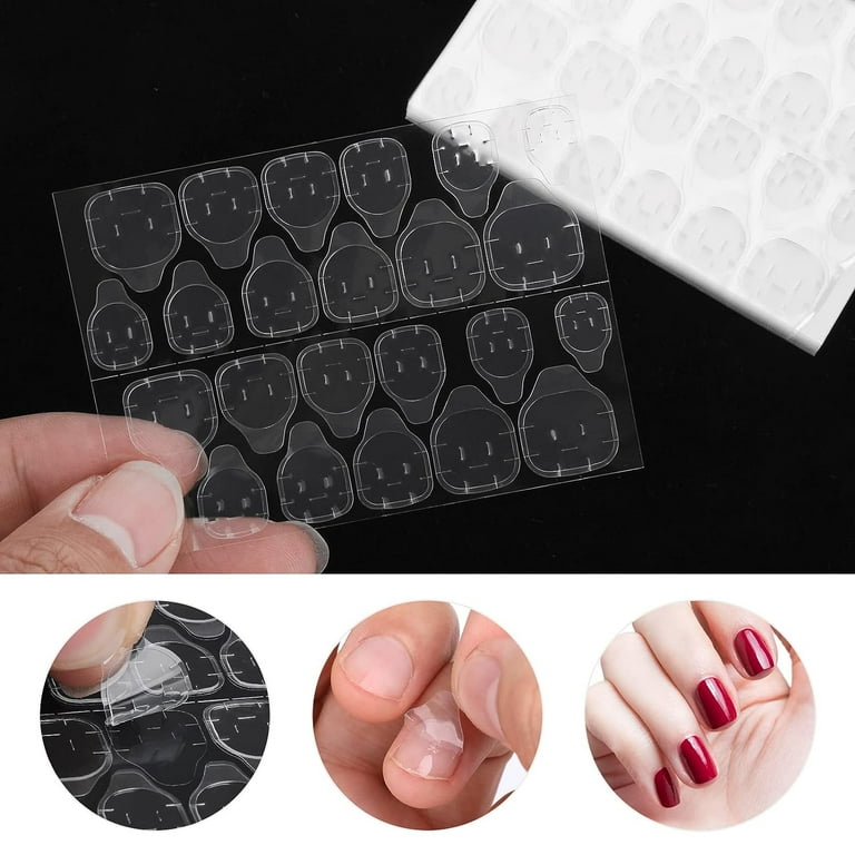 30 Sheets Nail Glue Patch 720Pcs Press On Nails Adhesive Pads