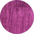thumbnail image 1 of Ahgly Company Indoor Round Abstract Pink Modern Area Rugs, 5' Round, 1 of 4